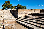 The palace of Festos. The West Court and Grand Stairway.